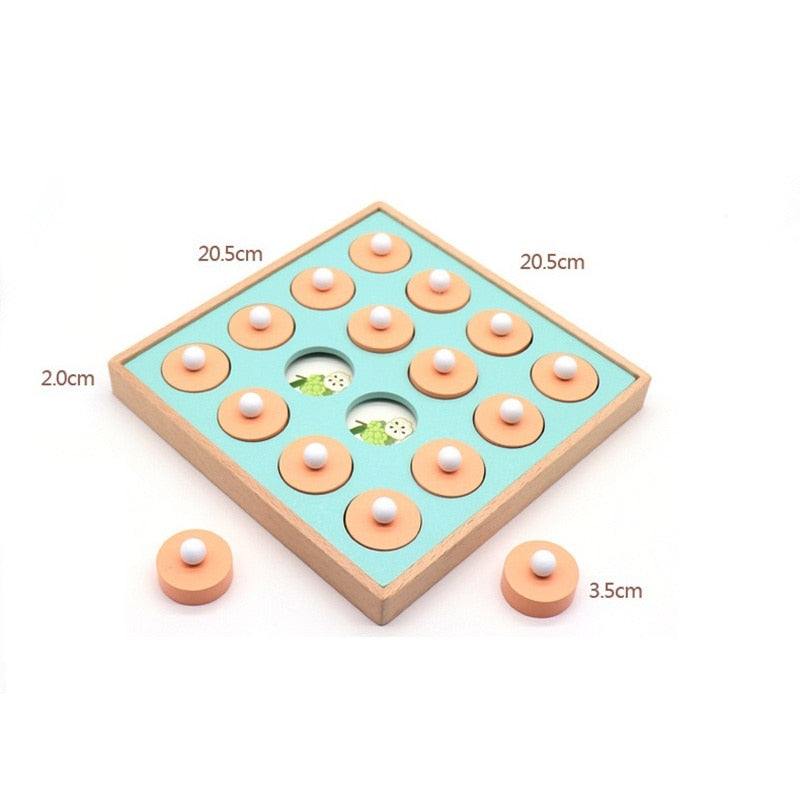 Wooden Memory Matching Game for Kids by HitMyNeed