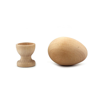 Wooden Montessori Egg Cup Toy for Toddlers by HitMyNeed
