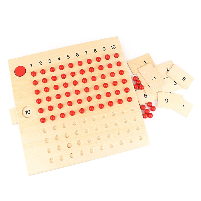 Wooden Montessori Multiplication and Division Boards by HitMyNeed