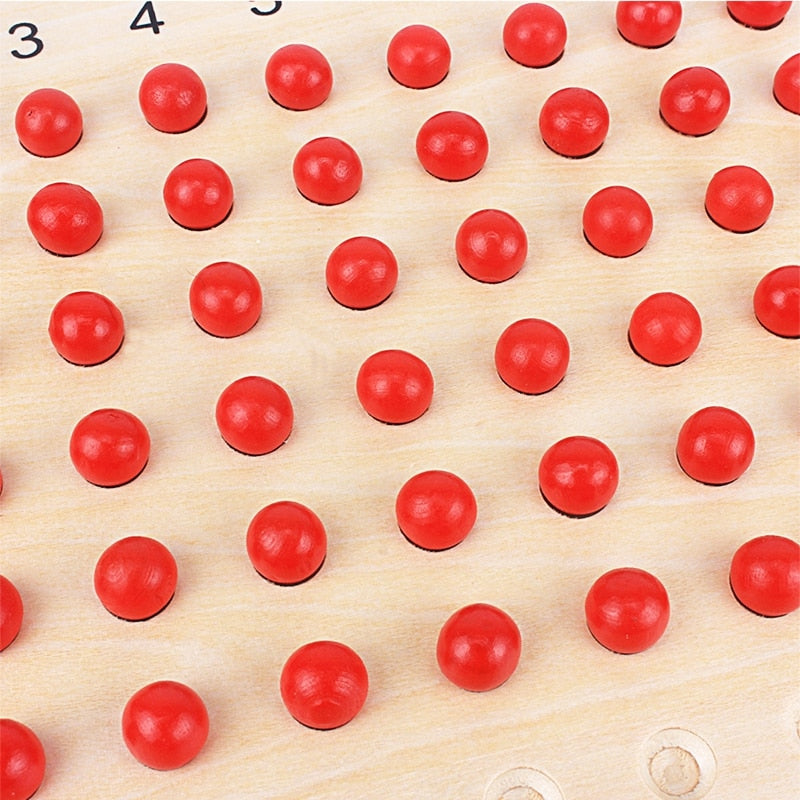 Wooden Montessori Multiplication and Division Boards by HitMyNeed
