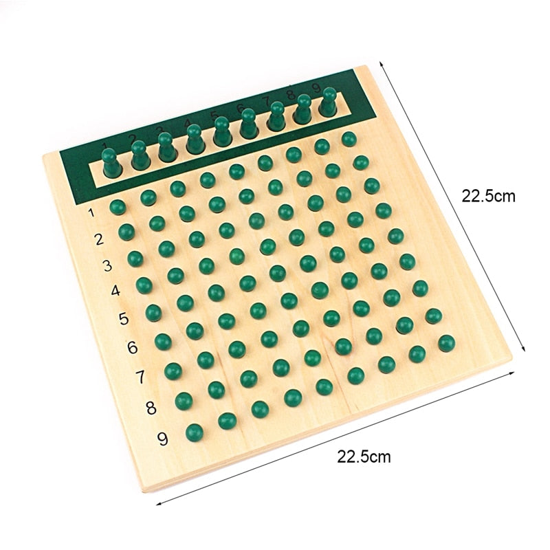 Wooden Montessori Multiplication and Division Boards by HitMyNeed