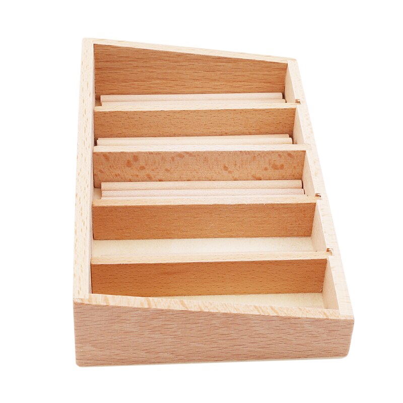 Wooden Montessori Spindle Box Math Learning Set by HitMyNeed