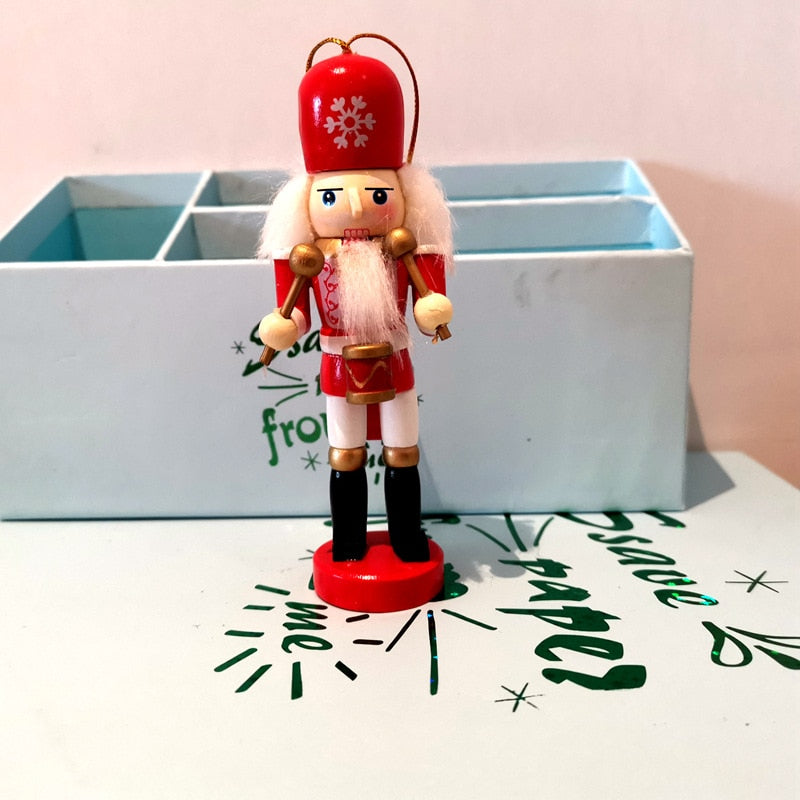 Wooden Nutcracker Christmas Tree Ornaments, 6 pcs by HitMyNeed