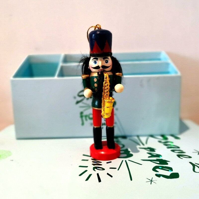 Wooden Nutcracker Christmas Tree Ornaments, 6 pcs by HitMyNeed