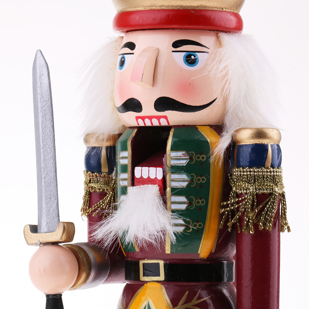 Wooden Nutcracker Soldier Figurine 30cm by HitMyNeed