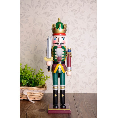 Wooden Nutcracker Soldier Figurine 30cm by HitMyNeed