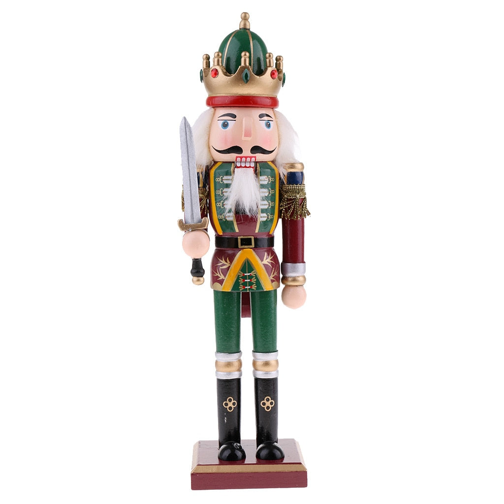 Wooden Nutcracker Soldier Figurine 30cm by HitMyNeed