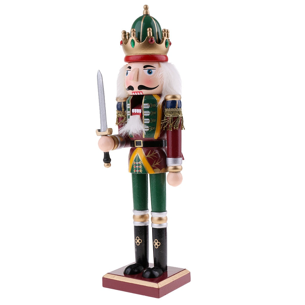 Wooden Nutcracker Soldier Figurine 30cm by HitMyNeed