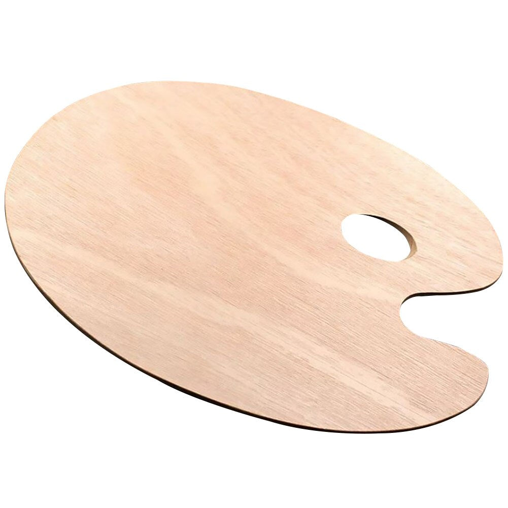 Wooden Paint Palette with Thumb Hole 20 x 30 cm by HitMyNeed