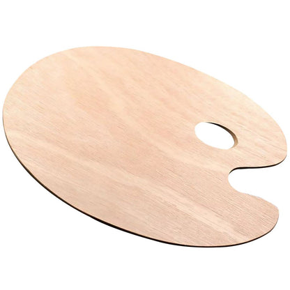 Wooden Paint Palette with Thumb Hole 20 x 30 cm by HitMyNeed