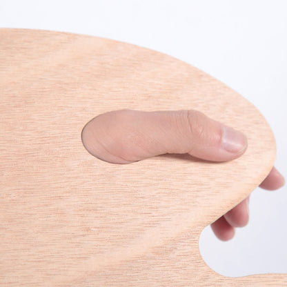 Wooden Paint Palette with Thumb Hole 20 x 30 cm by HitMyNeed