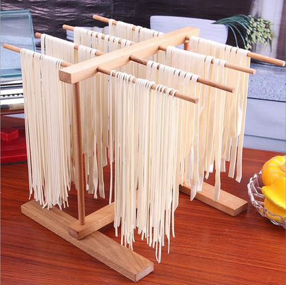 Wooden Pasta Drying Rack for Homemade Noodles by HitMyNeed