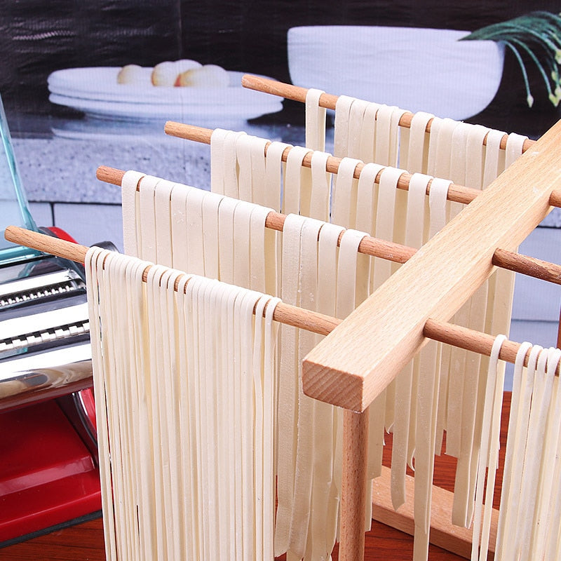 Wooden Pasta Drying Rack for Homemade Noodles by HitMyNeed
