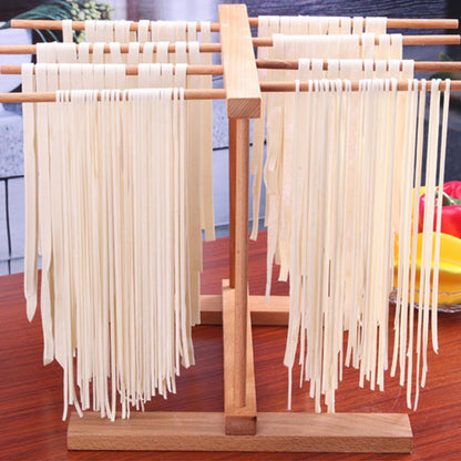 Wooden Pasta Drying Rack Stand, Beech, Detachable by HitMyNeed