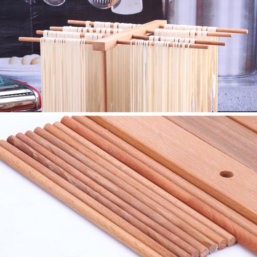Wooden Pasta Drying Rack Stand, Beech, Detachable by HitMyNeed