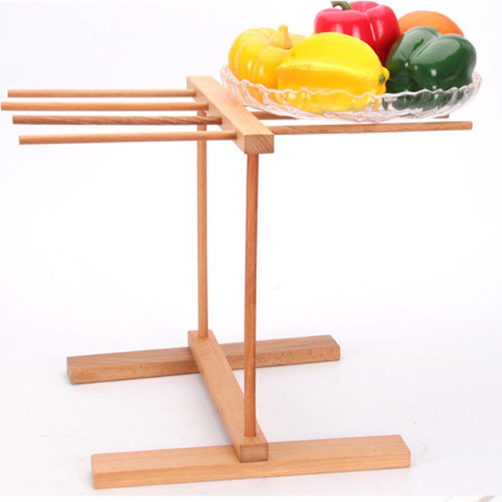 Wooden Pasta Drying Rack Stand, Beech, Detachable by HitMyNeed