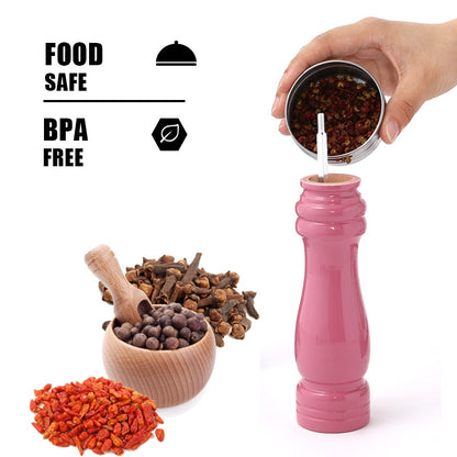 Wooden Pepper Mill Adjustable Spice Grinder 15cm by HitMyNeed