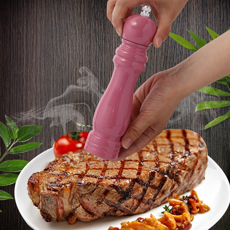 Wooden Pepper Mill Adjustable Spice Grinder 15cm by HitMyNeed