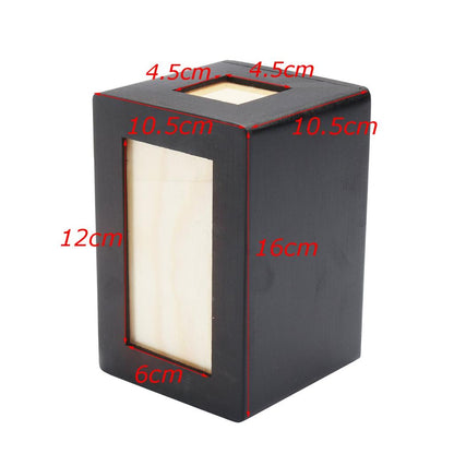 Wooden Pet Urn Box with Photo Frame Display by HitMyNeed