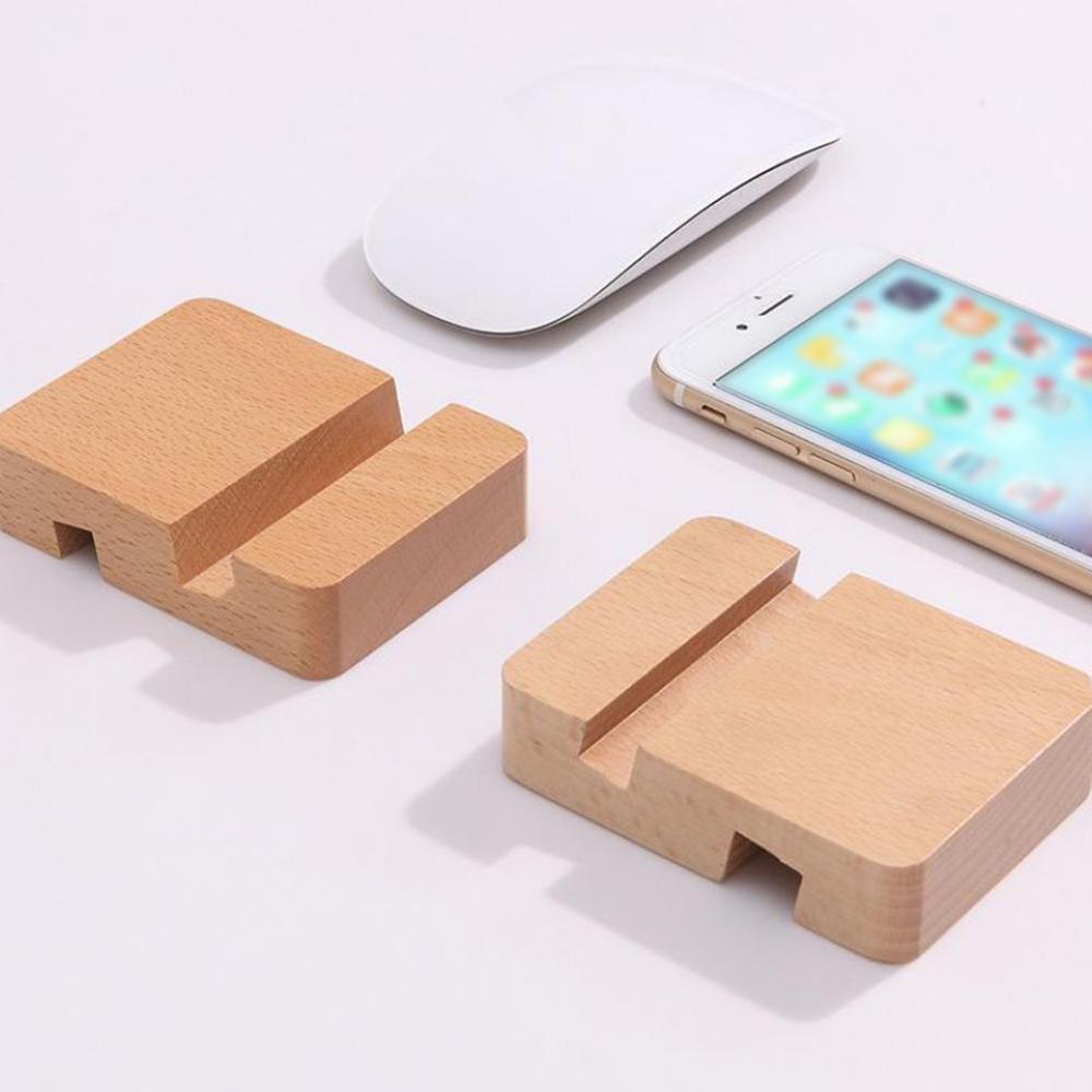 Wooden Phone and Tablet Desk Stand Holder by HitMyNeed