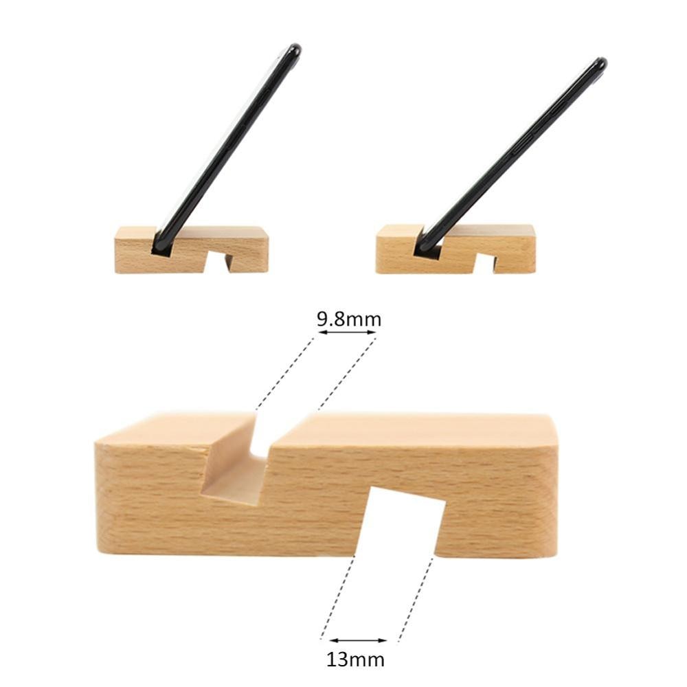 Wooden Phone and Tablet Desk Stand Holder by HitMyNeed