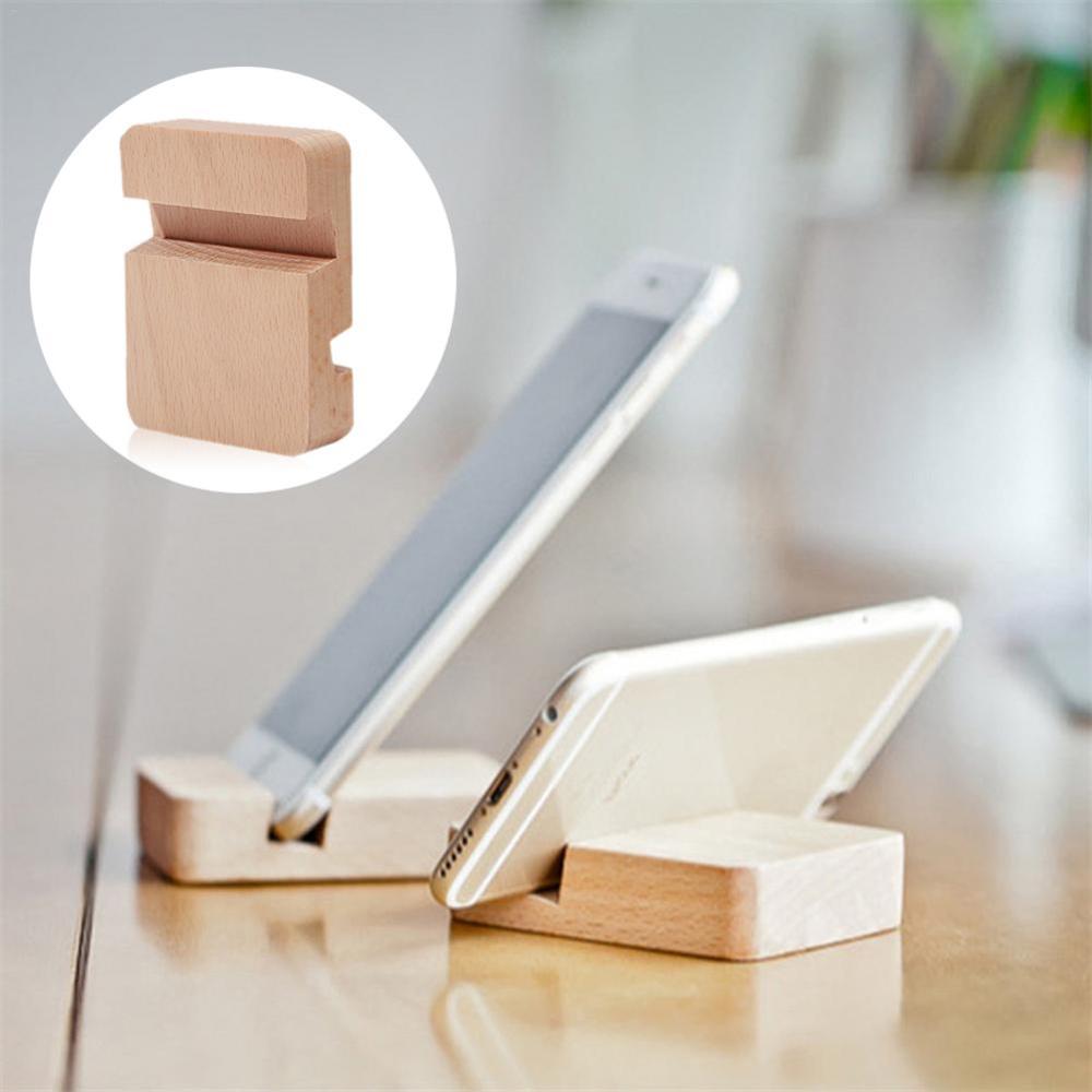 Wooden Phone and Tablet Desk Stand Holder by HitMyNeed