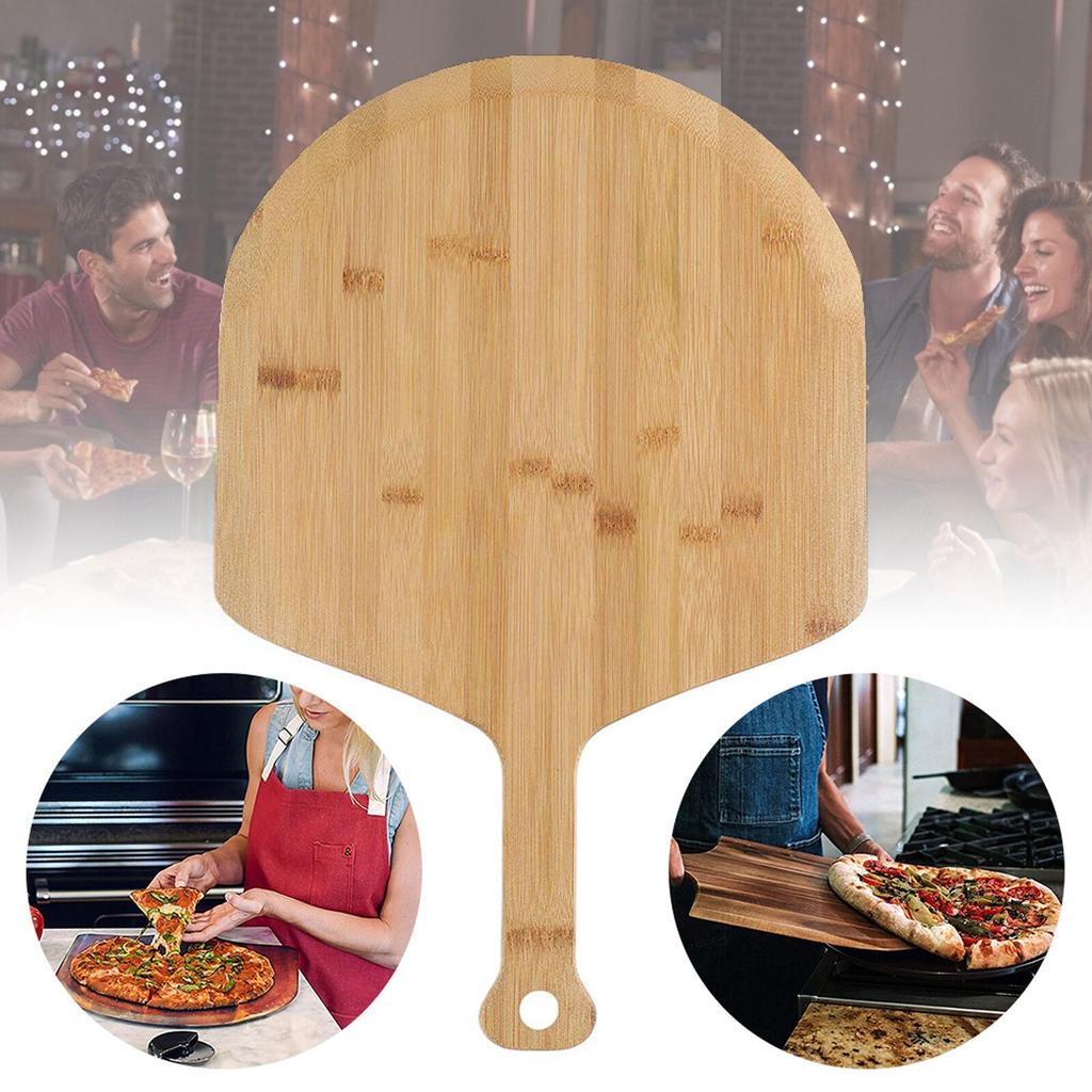 Wooden Pizza Paddle Serving Board 45 x 29 cm by HitMyNeed