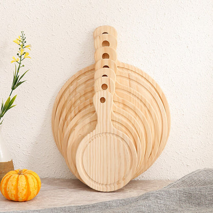 Wooden Pizza Paddle with Ergonomic Handle 30cm by HitMyNeed