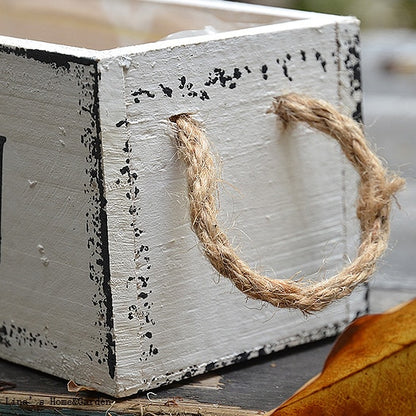 Wooden Planter Box for Succulents and Small Plants by HitMyNeed
