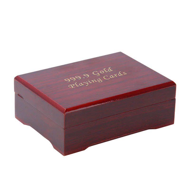 Wooden Playing Card Storage Box with Lining by HitMyNeed