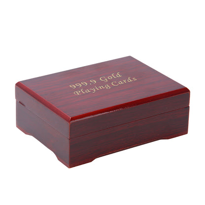 Wooden Playing Card Storage Box with Lining by HitMyNeed