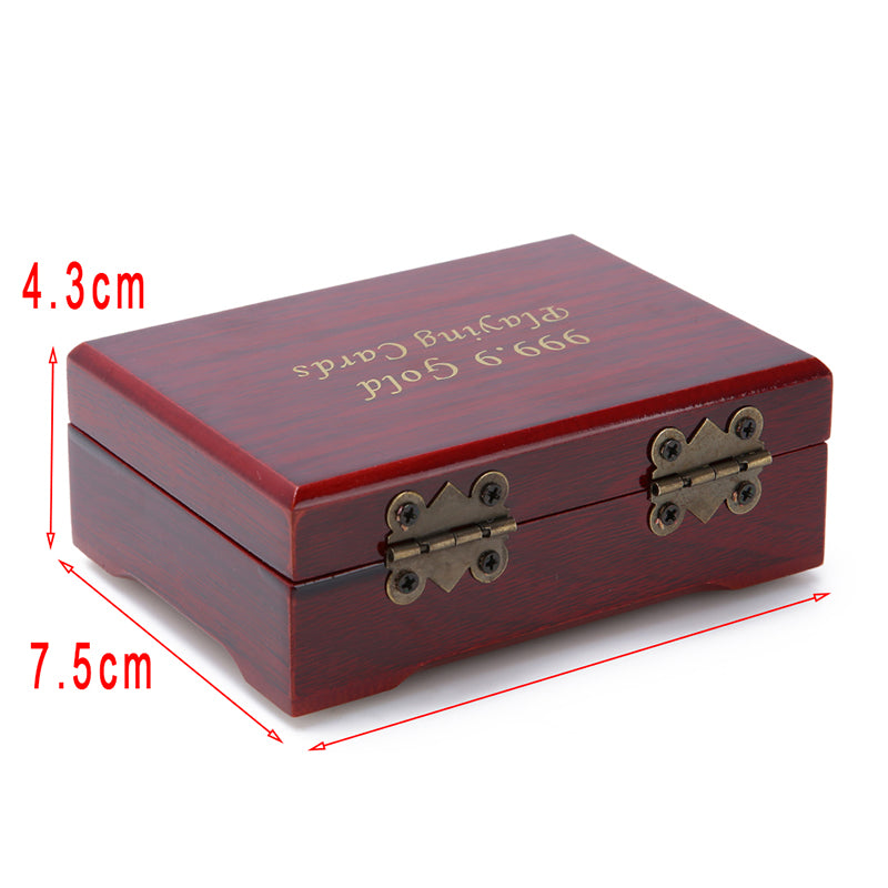 Wooden Playing Card Storage Box with Lining by HitMyNeed