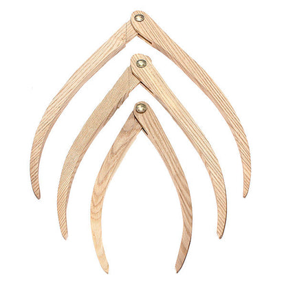 Wooden Pottery Calipers Set (3 Sizes) by HitMyNeed