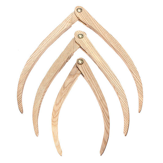 Wooden Pottery Calipers Set (3 Sizes) by HitMyNeed