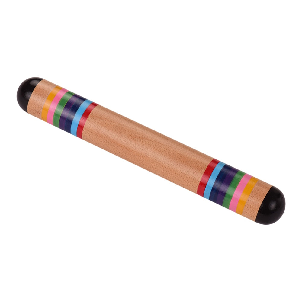 Wooden Rainmaker Instrument, 35 cm Beech Wood by HitMyNeed