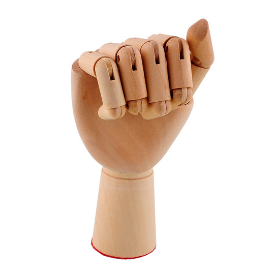 Wooden Right Hand Articulated Drawing Model by HitMyNeed