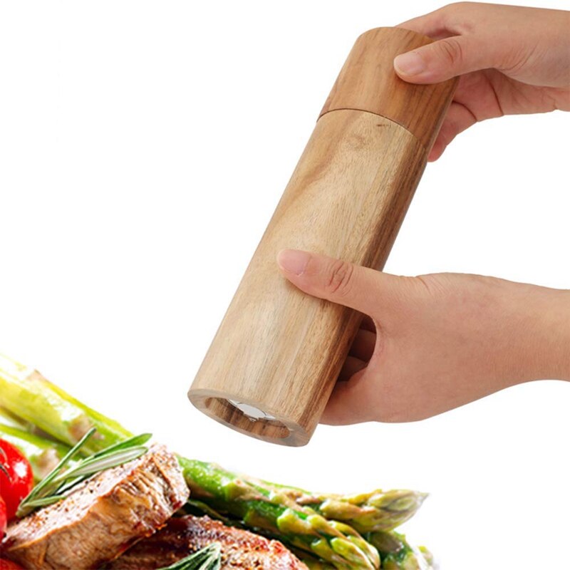 Wooden Salt and Pepper Mills Set of 2 by HitMyNeed