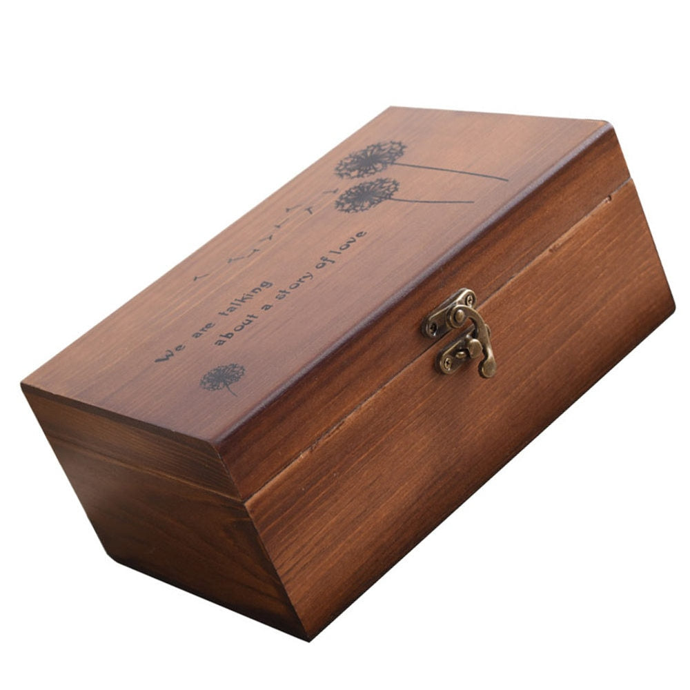 Wooden Sewing Box Organizer with 3 Compartments by HitMyNeed