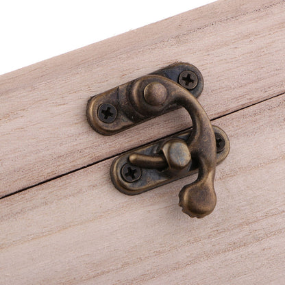 Wooden Single Bottle Wine Gift Box with Clasp by HitMyNeed