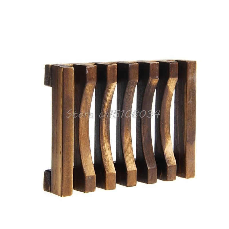 Wooden Soap Dish for Shower with Drain Design by HitMyNeed