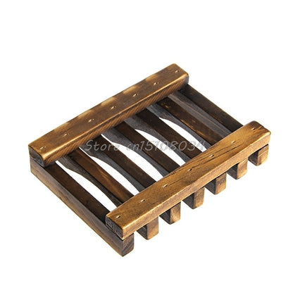 Wooden Soap Dish for Shower with Drain Design by HitMyNeed
