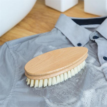Wooden Soft Bristle Clothes Washing Brush by HitMyNeed
