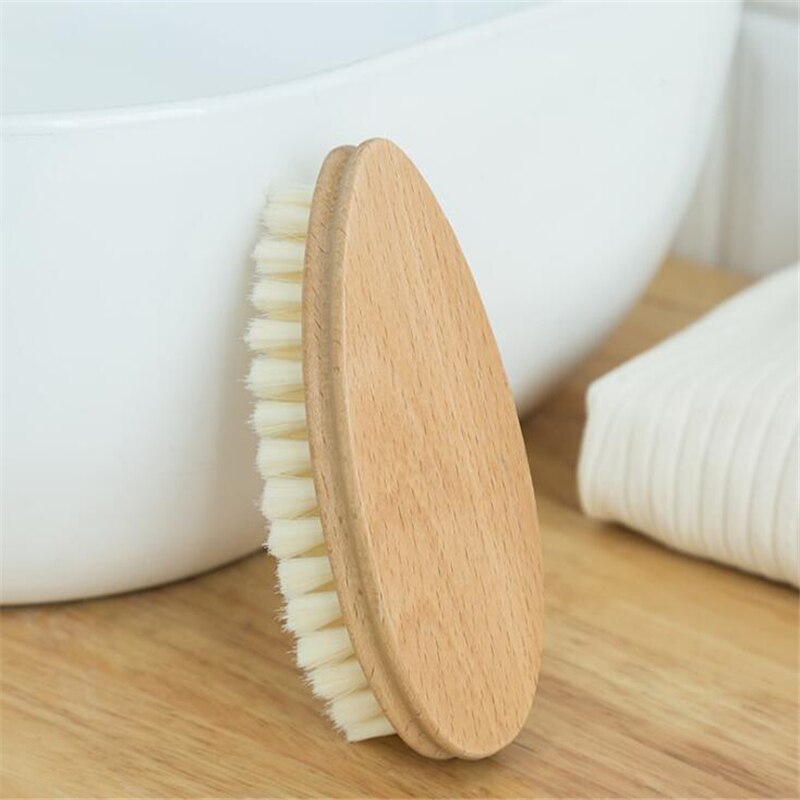 Wooden Soft Bristle Clothes Washing Brush by HitMyNeed