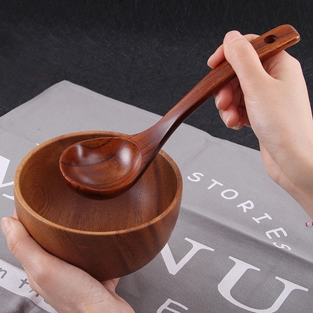 Wooden Soup Ladle Spoon with Long Handle by HitMyNeed