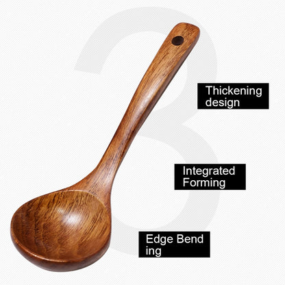 Wooden Soup Ladle Spoon with Long Handle by HitMyNeed