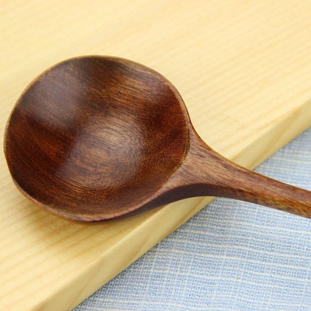 Wooden Soup Spoon with Long Handle 28cm by HitMyNeed