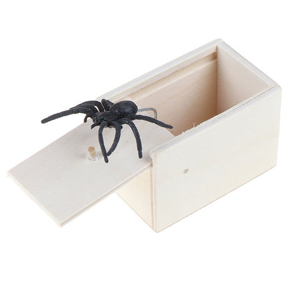 Wooden Spider Prank Box Gag Toy by HitMyNeed