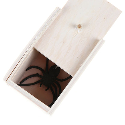 Wooden Spider Prank Box Gag Toy by HitMyNeed