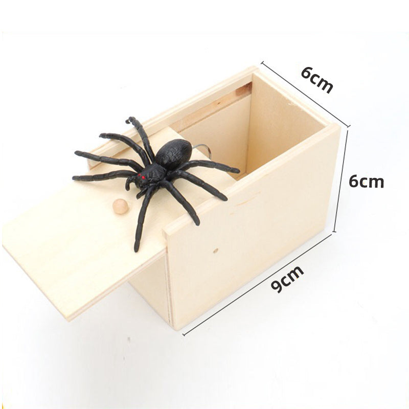 Wooden Spider Prank Box Toy by HitMyNeed