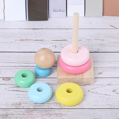Wooden Stacking Rings Toy for Toddlers by HitMyNeed